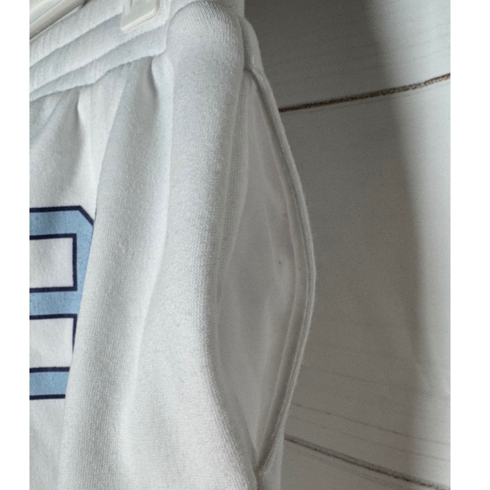 No Comment‎ Brooklyn Embroidered White Sweatpants / Size xL / Sku0092 - Picture 11 of 16
